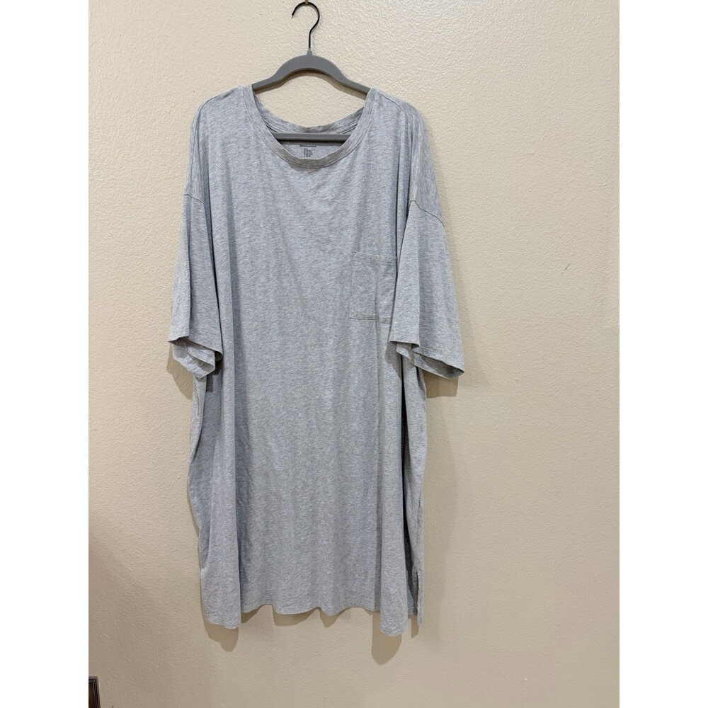 Amazon Essentials Mens 6XL Short Sleeve Pocket T-Shirt Heather Gray Big & Tall